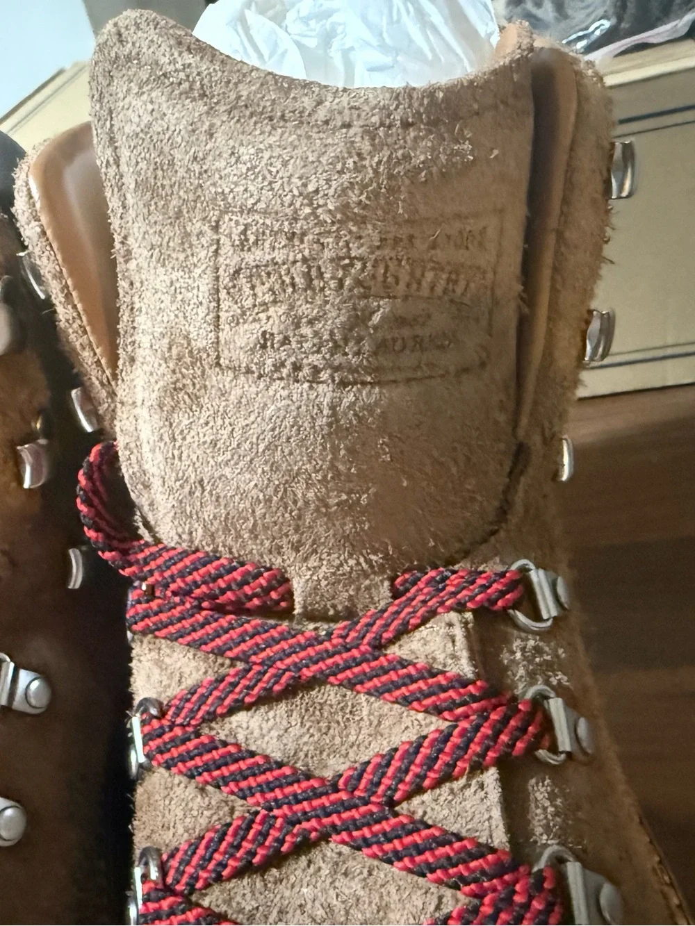 Polo Ralph Lauren Alpine Suede Trail Boot Men’s Size 11 Boots in ‘Desert Polo”